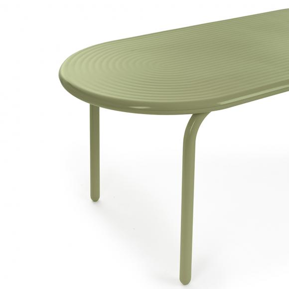 Tom Dixon Groove Obround Table Moss