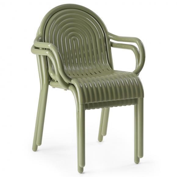 Tom Dixon Groove Arm Chair Moss