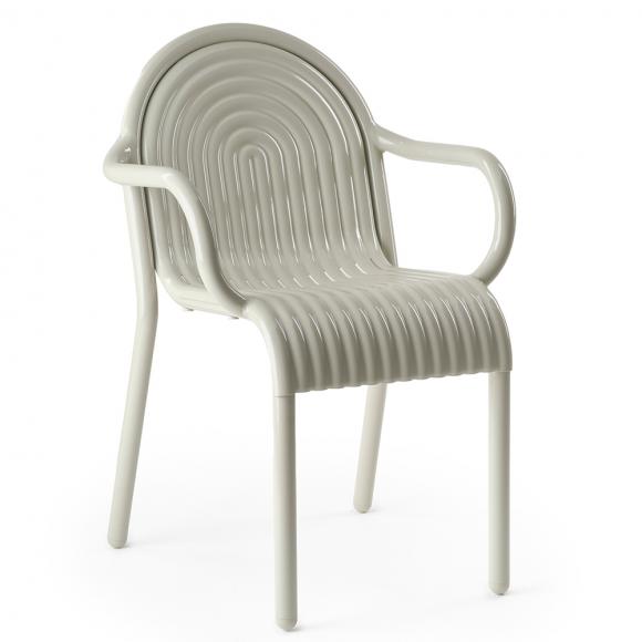 Tom Dixon Groove Arm Chair Putty