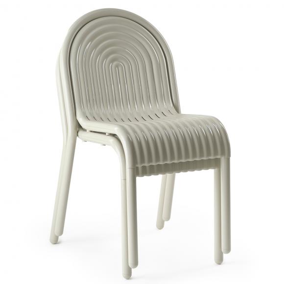 Tom Dixon Groove Side Chair Putty