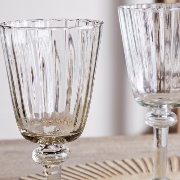 Nkuku Minati Wine Glass Clear (set of 4)