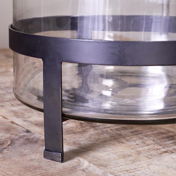 Nkuku Akoro Recycled Glass Vase - Clear