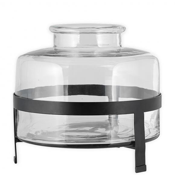 Nkuku Akoro Recycled Glass Vase - Clear