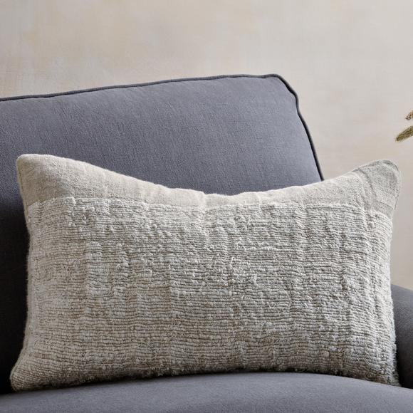Nkuku Puli Recycled Linen Cushion Cover - Natural
