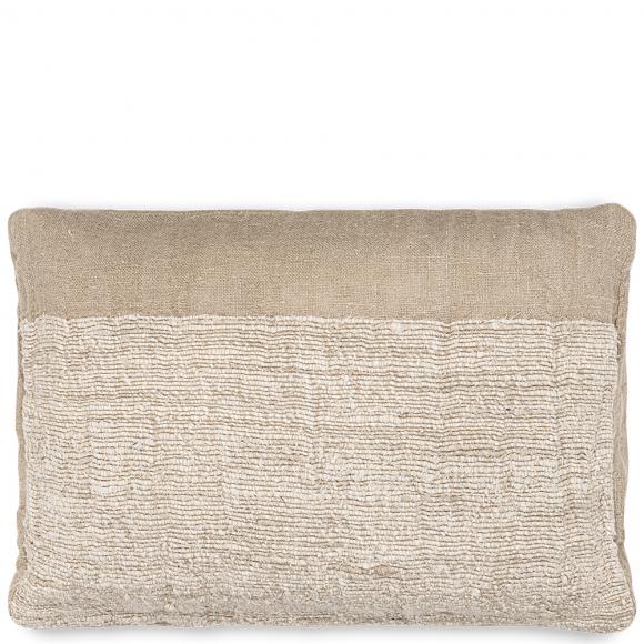 Nkuku Puli Recycled Linen Cushion Cover - Natural