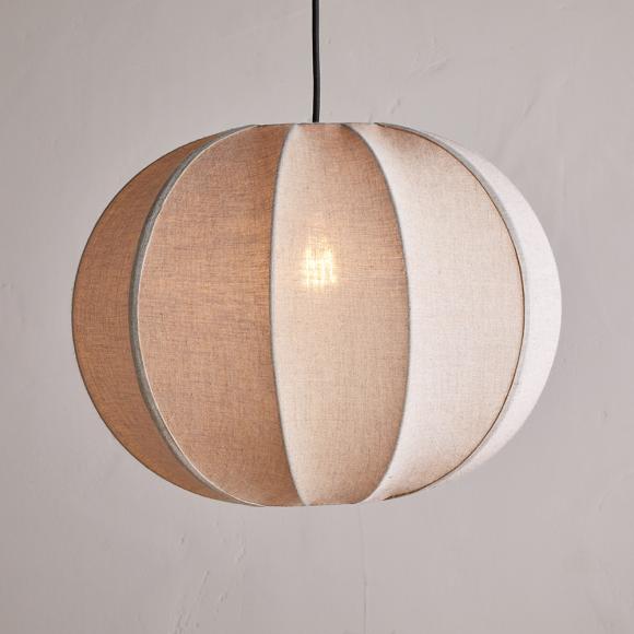Nkuku Orisa Linen Lampshade Off White 