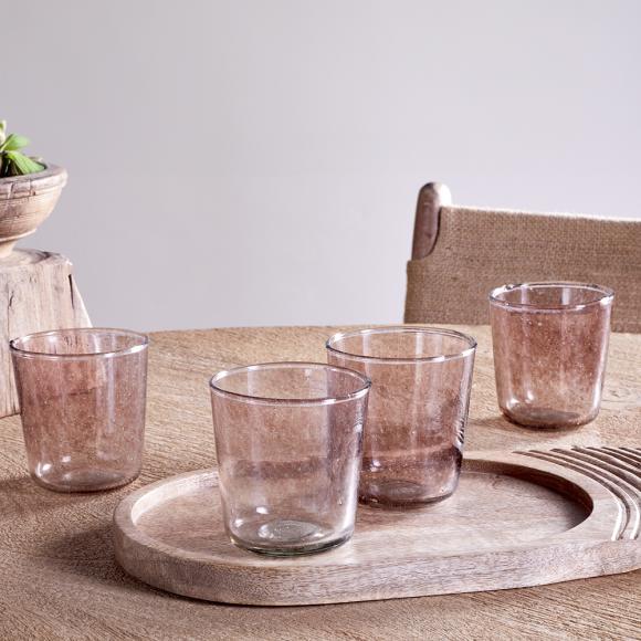 Nkuku Llanera Tumbler Plum (Set of Four)