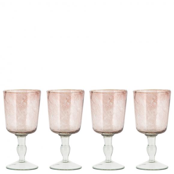 Nkuku Llanera Wine Glass Plum (Set of Four)