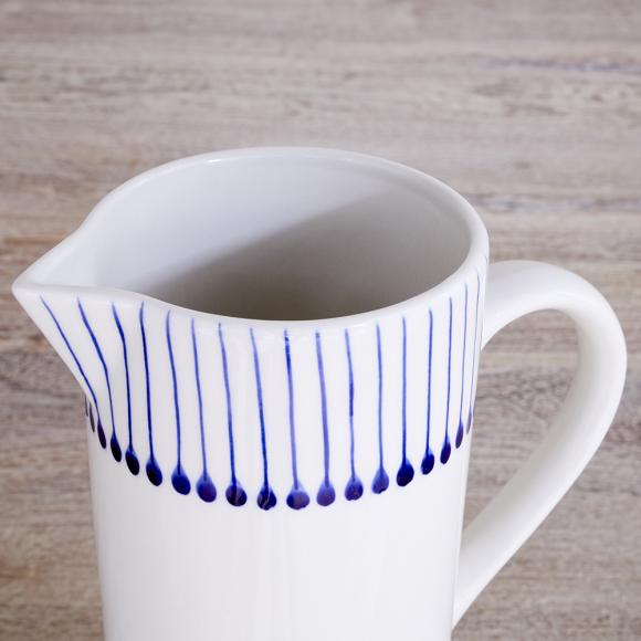 Nkuku Iba Jug Indigo 
