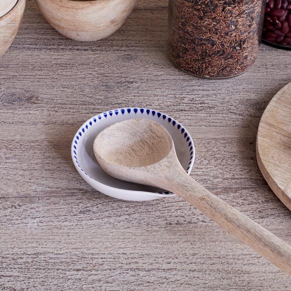 Nkuku Indigo Drop Spoon Rest