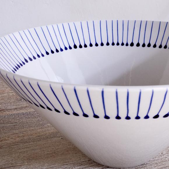 Nkuku Iba Serving Bowl Indigo