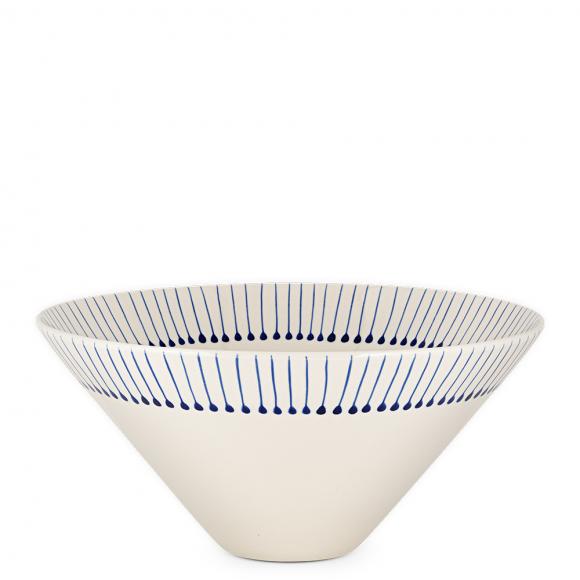 Nkuku Iba Serving Bowl Indigo