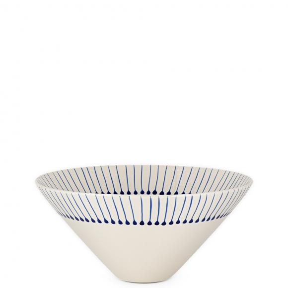 Nkuku Iba Serving Bowl Indigo