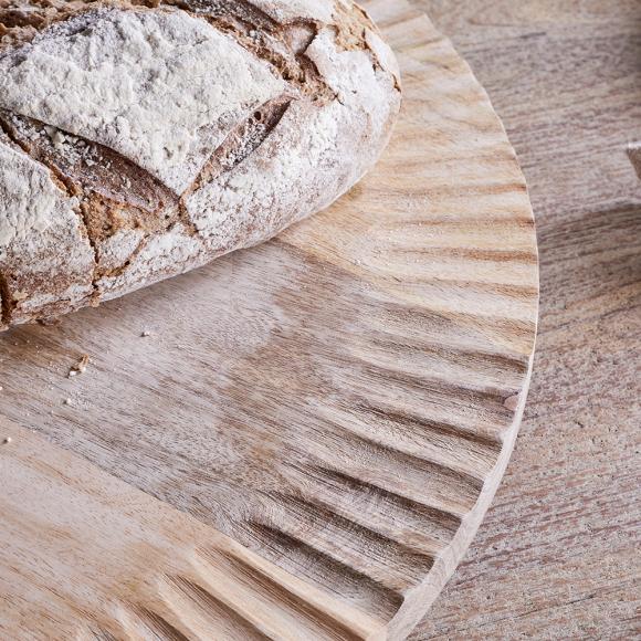 Nkuku Soria Mango Wood Lazy Susan Natural 