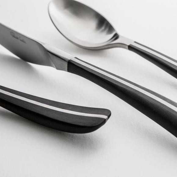 Robert Welch Designs Contour Noir Satin Cutlery Set