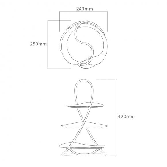 Robert Welch Designs Drift Cake Stand
