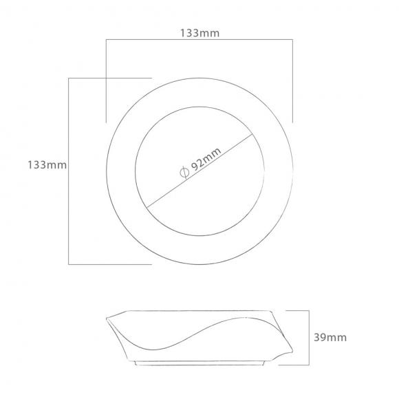 Robert Welch Designs Drift Wine Coaster