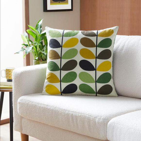 Orla Kiely Multi Stem Fern-Ochre Cushion