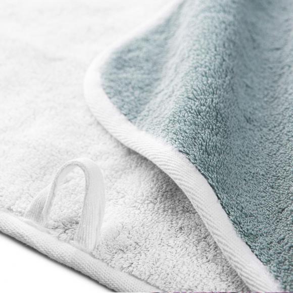 Graccioza Bicolore Towel White / Seamist