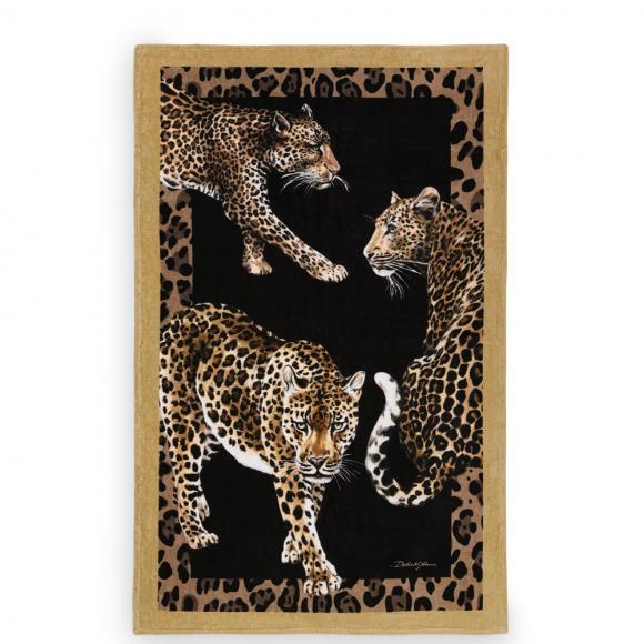 Dolce & Gabbana Casa Leopardo Beach Towel