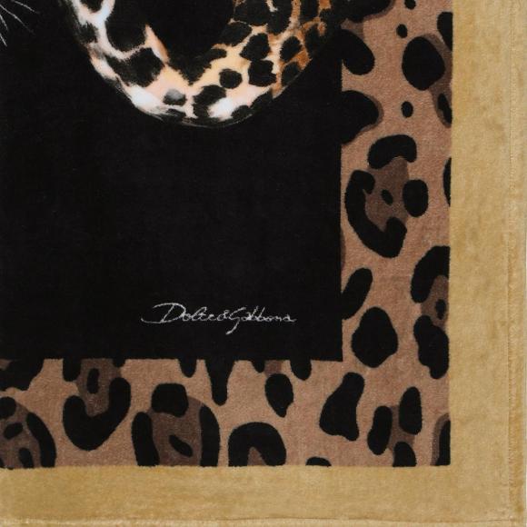Dolce & Gabbana Casa Leopardo Beach Towel