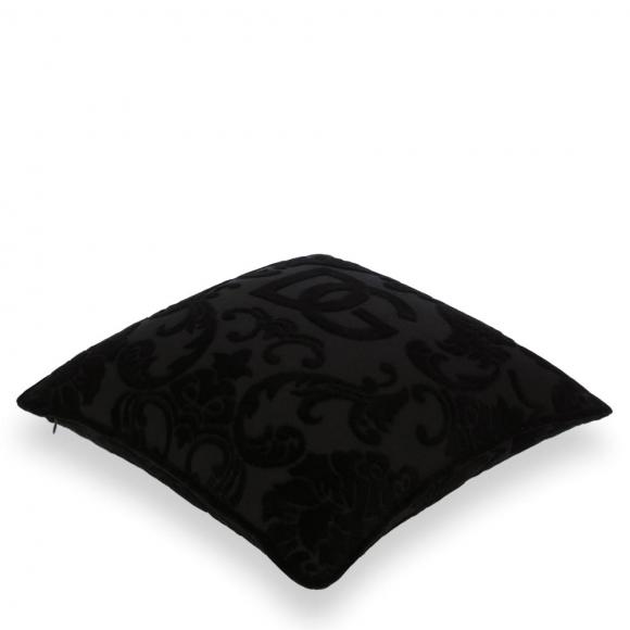 Dolce & Gabbana Casa Crosswise Outdoor Cushion Black
