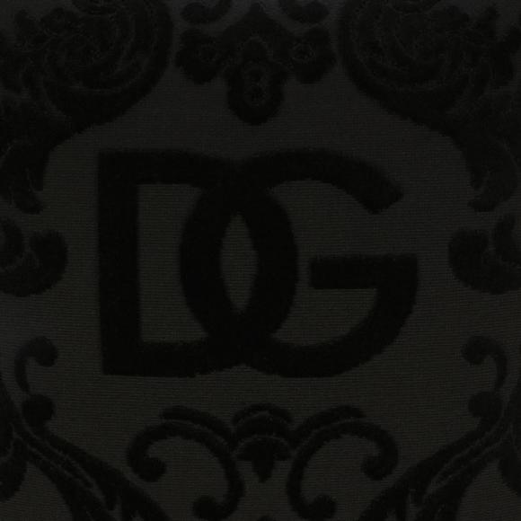 Dolce & Gabbana Casa Crosswise Outdoor Cushion Black