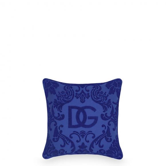 Dolce & Gabbana Casa Crosswise Outdoor Cushion Blue