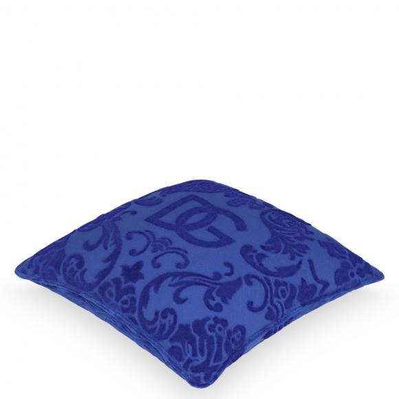 Dolce & Gabbana Casa Crosswise Outdoor Cushion Blue