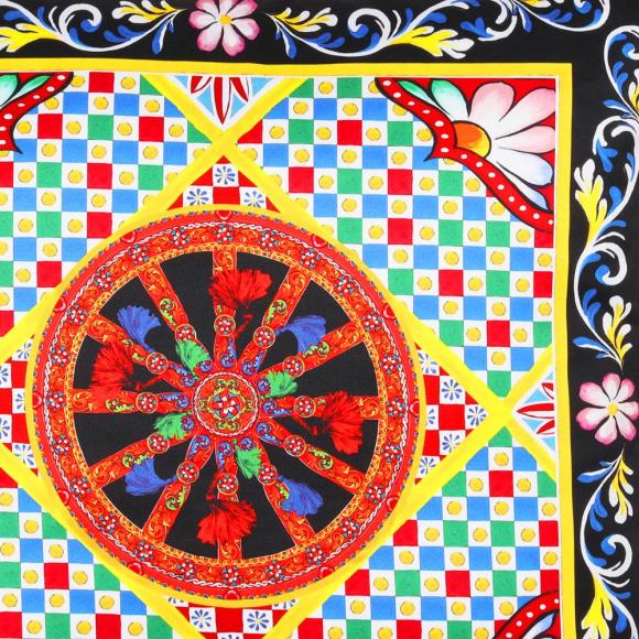 Dolce & Gabbana Casa Carretto Duchesse Cotton Cushion 081