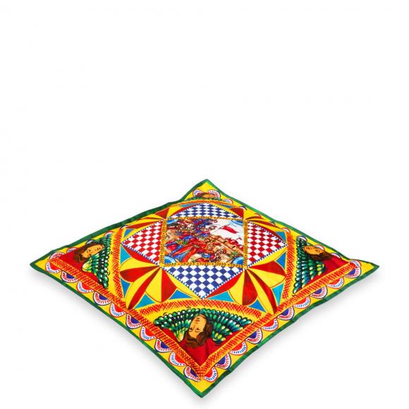 Dolce & Gabbana Casa Carretto Duchesse Cotton Cushion 088