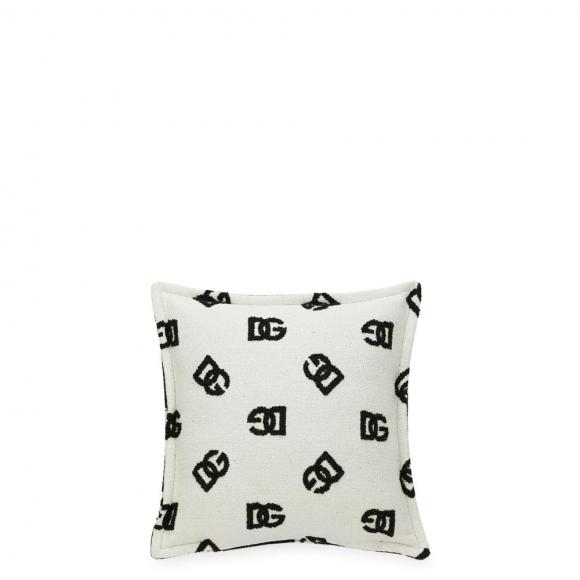 Dolce & Gabbana Casa DG Logo Jacquard Cushion 057