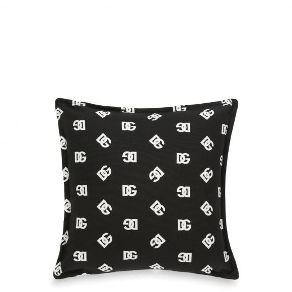 Dolce & Gabbana Casa DG Logo Canvas Cushion 057