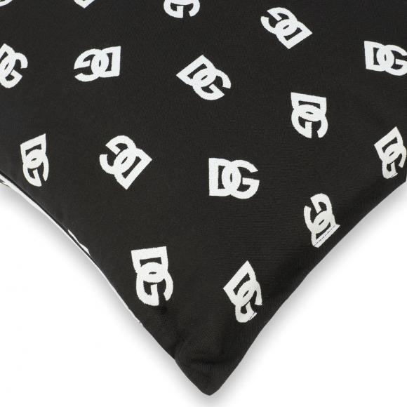 Dolce & Gabbana Casa DG Logo Canvas Cushion 057