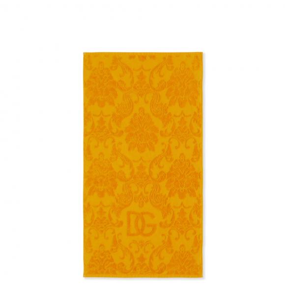 Dolce & Gabbana Casa Crosswise 5 Piece Towel Set Yellow