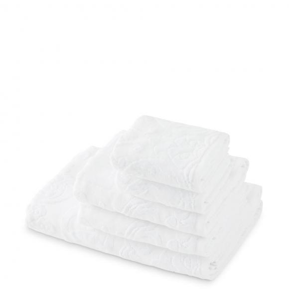 Dolce & Gabbana Casa Crosswise 5 Piece Towel Set White
