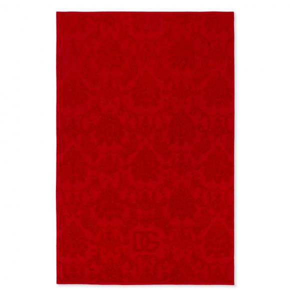 Dolce & Gabbana Casa Crosswise 5 Piece Towel Set Red