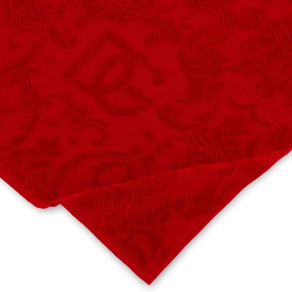 Dolce & Gabbana Casa Crosswise 5 Piece Towel Set Red