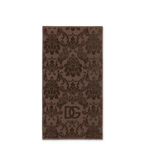 Dolce & Gabbana Casa Crosswise 5 Piece Towel Set Brown