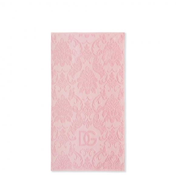 Dolce & Gabbana Casa Crosswise 5 Piece Towel Set Pink