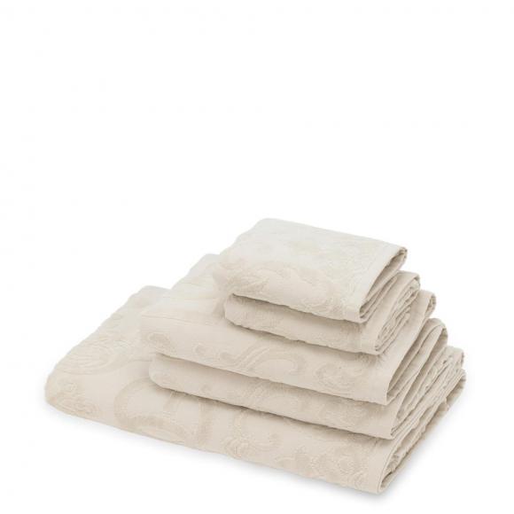 Dolce & Gabbana Casa Crosswise 5 Piece Towel Set Beige