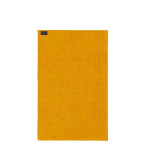 Dolce & Gabbana Casa Crosswise Jacquard Bath Mat Yellow