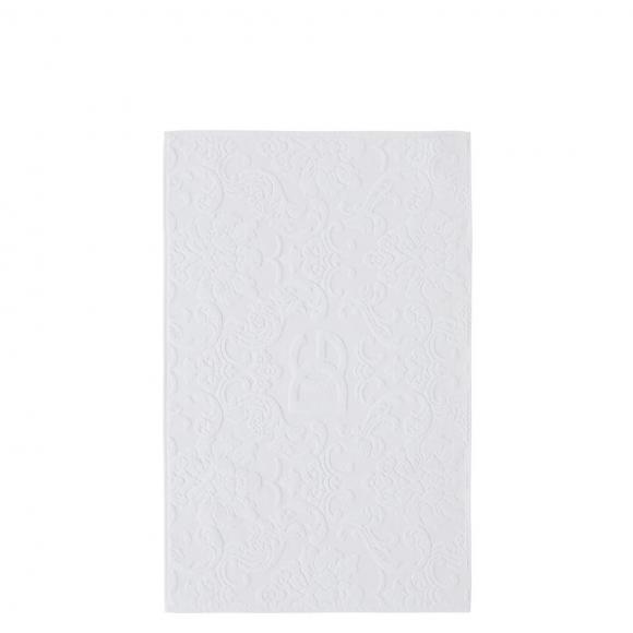 Dolce & Gabbana Casa Crosswise Jacquard Bath Mat White