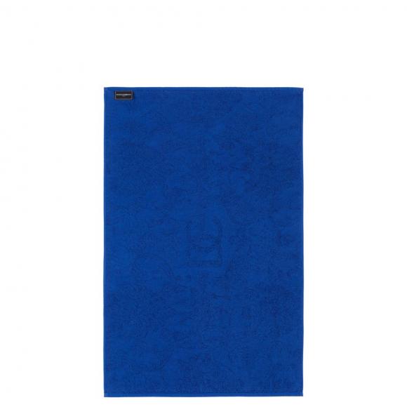 Dolce & Gabbana Casa Crosswise Jacquard Bath Mat Blue