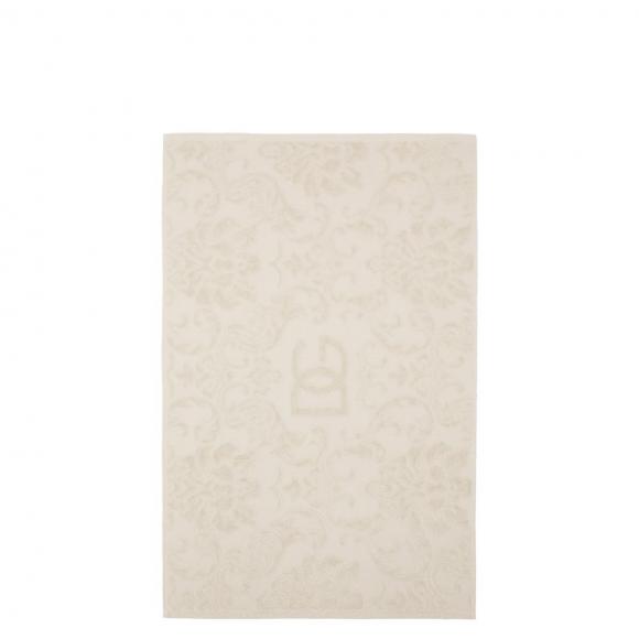 Dolce & Gabbana Casa Crosswise Jacquard Bath Mat Beige