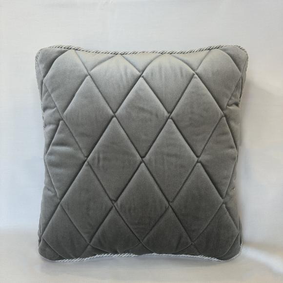 Mastro Raphael Herald Rombo Grande Cushion Grigio
