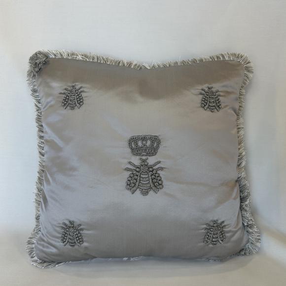 Mastro Raphael Ape Regina Cushion Grigio