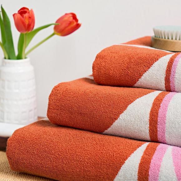 Orla Kiely Stem Bloom Duo Towels Blush