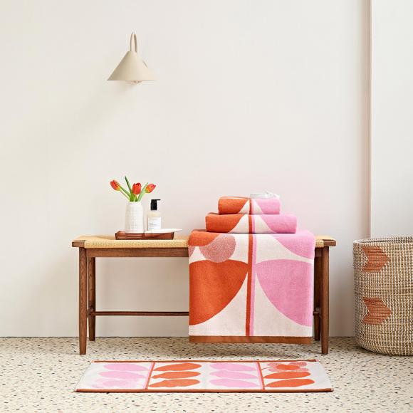 Orla Kiely Stem Bloom Duo Towels Blush
