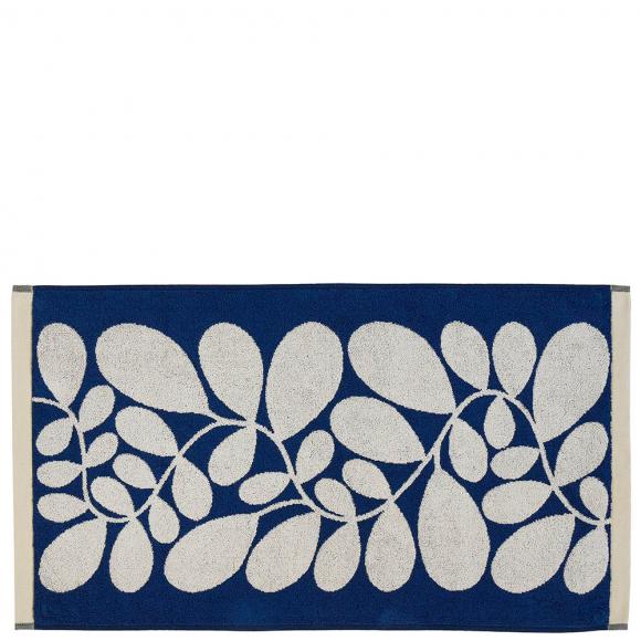 Orla Kiely Sycamore Stripe Bath Mat Dusk-Blue